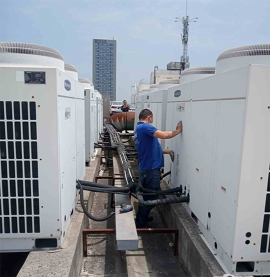 巴林右中央空调制热和不制冷系统维修方法